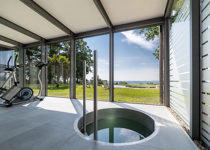 Horizont - - Meerblick, Sauna, Fitness 아파트 사스니츠